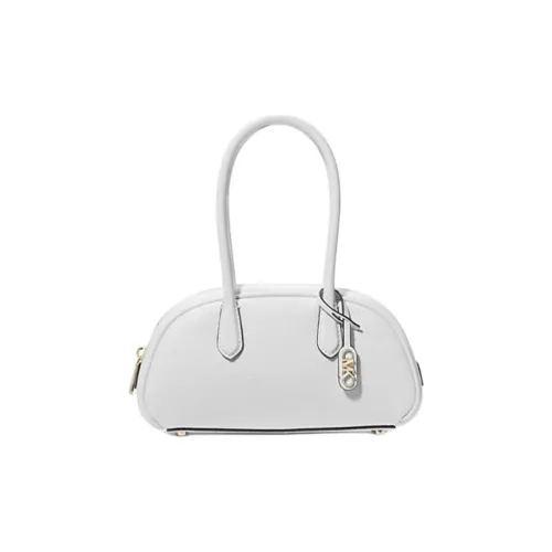 MICHAEL KORS Pebble Leather Shoulder Bag Crossbody Bag Women's Optical White