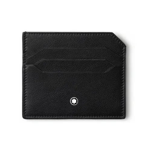 MONTBLANC Meisterstuck Коровья кожа с вставками из кожи держатель для карт мужской черный