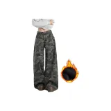 Серые штаны из толстого флиса