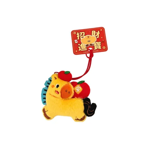 Ha Jie Bret Лошадь Год Талисман Мгновенное богатство Брелок Плюшевый Подвеска 7,5см 9см Длина тела