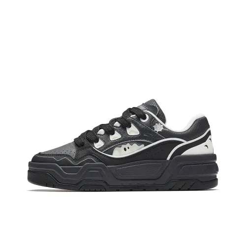 Anta Скейтборд Кроссовки Женские Базовые Черный Серый Замок