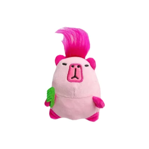 MENGXIAOZAI Креативный Абстрактный Капибара Стиль Плюшевый Брелок 11 см Длина Тела