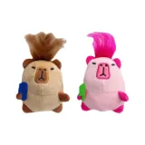 Розовый+Коричневый Углы-Милый Капибара