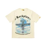 Абрикосовый топ с короткими рукавами