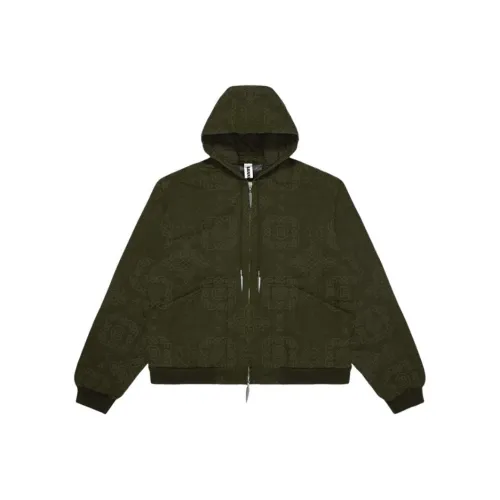 CLOT SANKUANZ Коллаборация SS25 Свитшот Унисекс Темно-зеленый