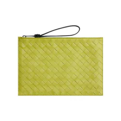 Bottega Veneta Коровья кожа Клатч Большой Мужской Киви-зеленый Полевой зеленый