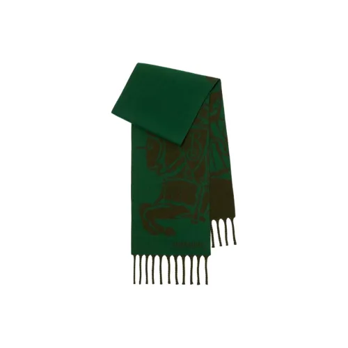 Шарфы Burberry Wool Knit Женские Болотный Зеленый