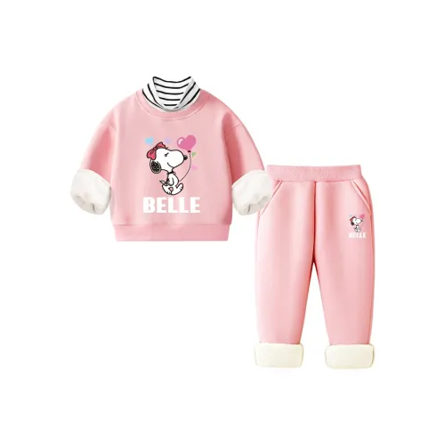 SNOOPY Повседневная спортивная одежда двухкомпонентный комплект для детей в возрасте 3-7 лет