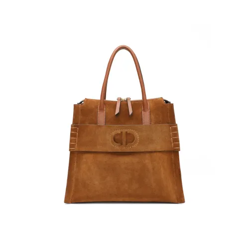 CHRISDIEN DENY Коровья кожа Сумка Стандартная Женская Синяя Коричневая