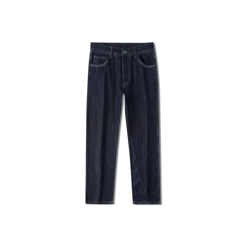 98SQUID Оригинальные джинсы из денима синие унисекс