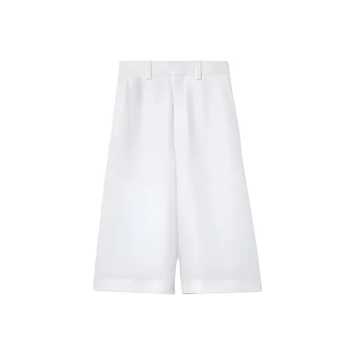 Loro Piana SS25 Повседневные шорты Женские Белые