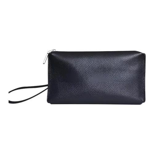 DOSRFINI Клатч из коровьей кожи мужской черный