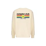 Абрикосовый свитшот с круглым вырезом