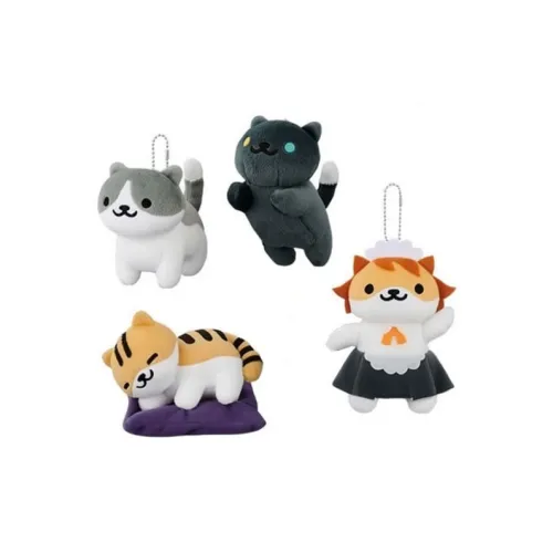 Banpresto Kitten BACKYARD Плюшевый Брелок 11 см Длина Тела 11 см (Размер Длинный)