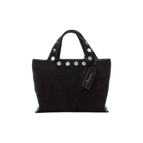 3,1 Phillip Lim Деним Тоут Сумка Сумка для покупок Сумка на плечо Сумка мини Женская Черная