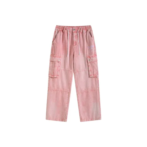 Clubxxhh Розовый Унисекс Джинсы