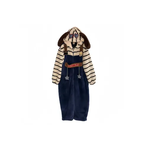 MIMOSA CHUR Синий Комбинезон Женские Банные халаты