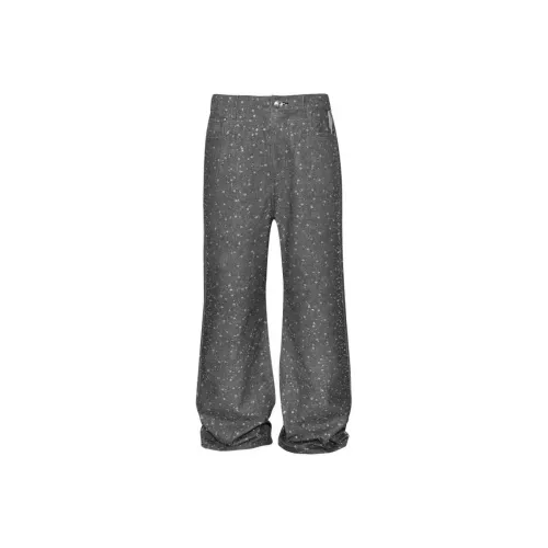 Amexnocap Джинсы Унисекс Темно-серый