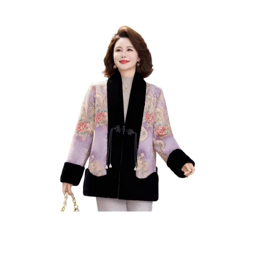 SHUHAOBAI Фиолетовый Женские Средний Aged Пожилой Топы