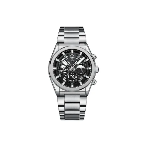 BENKEN SNIICA Кварцевый механизм нержавеющая сталь ремешок мужские часы многоцветный циферблат