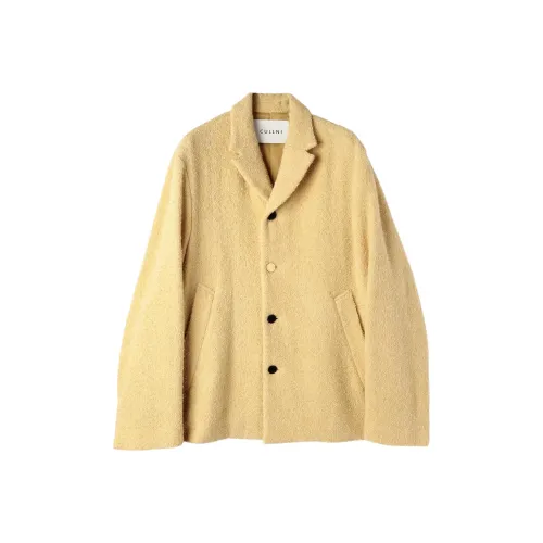 CULLNI Fw25 Mohair Wool Short Coat Velvet Feel Coat Unisex CULLNI Fw25 Мохер Шерсть Короткий Пальто Бархат Feel Пальто Унисекс