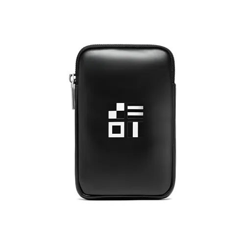 LACOSTE Collaboration Коровья кожа Одно плечо Через плечо Чехол для телефона Стандартный Мужской Черный