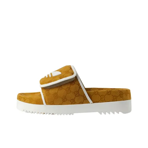 Adidas Originals x GUCCI Слипоны Мужские Коричневые