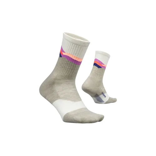 FEETURES Светло-желтые коричневые унисекс беговые носки