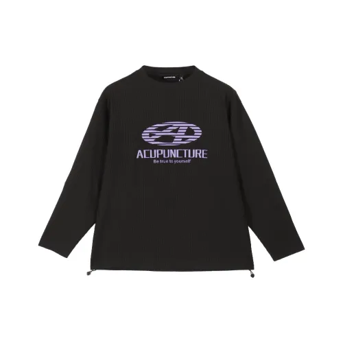 Acupuncture Длинный рукав Т-рубашка Унисекс