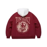 Бургунди [MY1099 Утолщенный хлопковый пуховик]