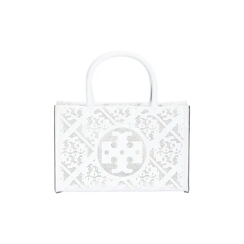 TORY BURCH Ella Bio Искусственная кожа Тоут Сумка Сумка для покупок Сумка на плечо Сумка мини Women's White
