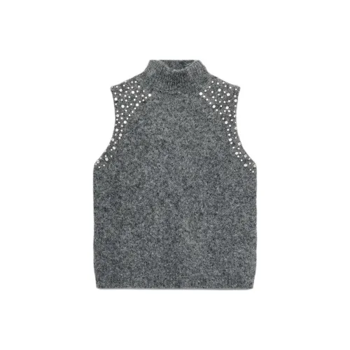 ZARA Collaboration Дымчато-серый Женские Майки