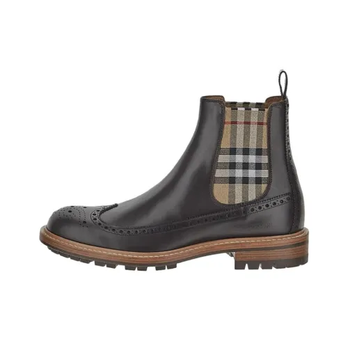 Burberry Короткий Челси Мужской Коричневый