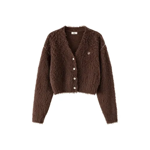 CHUU Красный Коричневый Женский Трикотаж