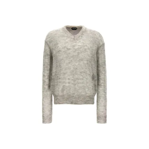 TOM FORD Серые Мужские Свитера