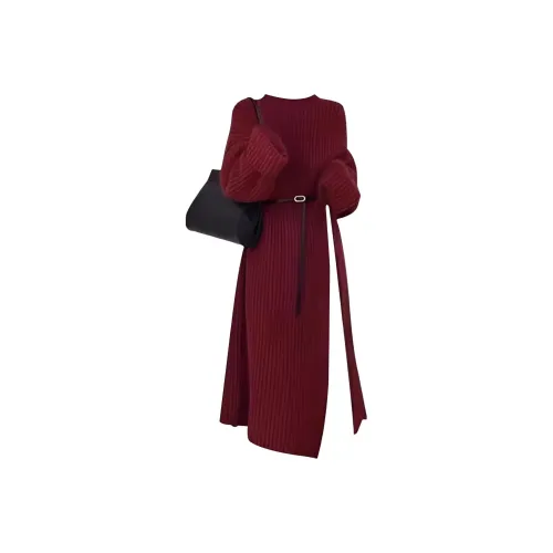 VENICEW Длинное платье с длинными рукавами женское