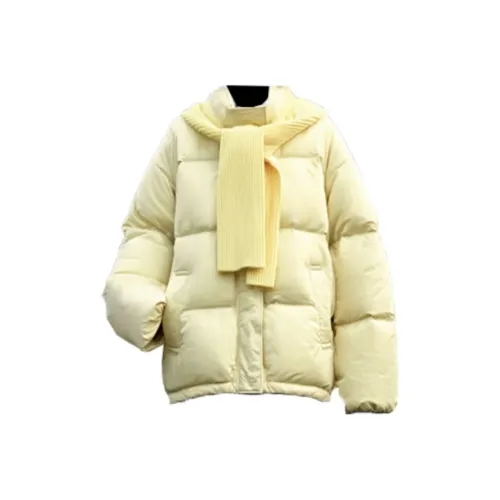 VKXOW Custard Down Jacket + Шарф Женские Пуховики