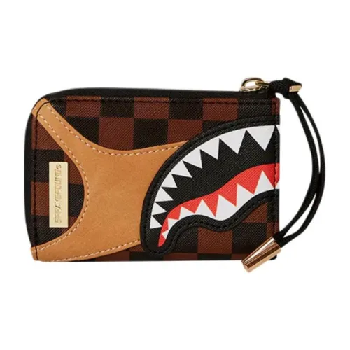 SPRAYGROUND Pocket Detail Wallet Unisex Brown