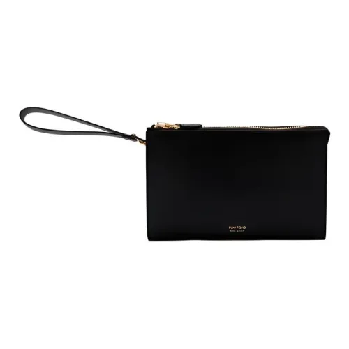 TF Кожа Клатч Стандартный Мужской Черный