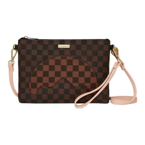 SPRAYGROUND Crossbody Bag with Zipper Regular Unisex Brown