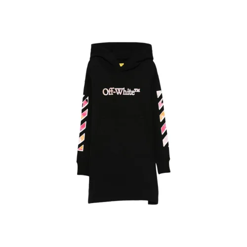 Off Белый Черный KIDS Платья