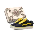 Темно-синий, синий, желтый (желтый, обувь, шнурки) [премиум, улучшенный, более удобный и прочный]