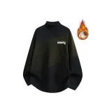 Черный (с флисовой подкладкой и утепленный)