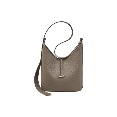 Old Man's Head Сумка через плечо из коровьей кожи женская серая