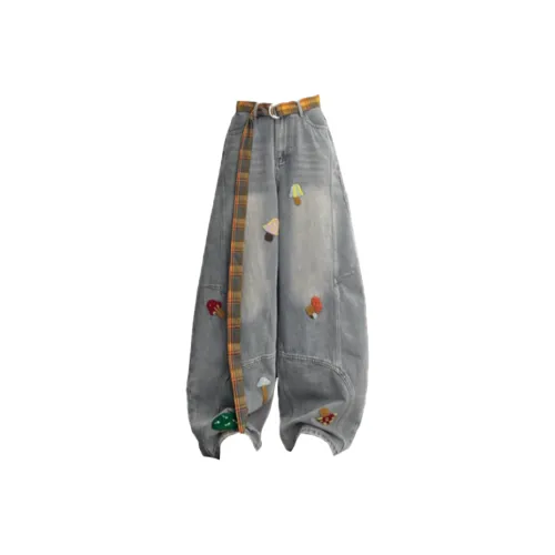 SNEIKLAU Синий Унисекс Джинсы