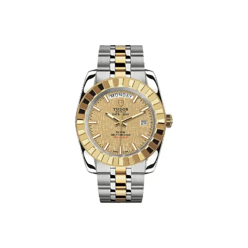 TUDOR Автоматический Механический Механизм Мужские Часы Classic Collection 41 мм Золото