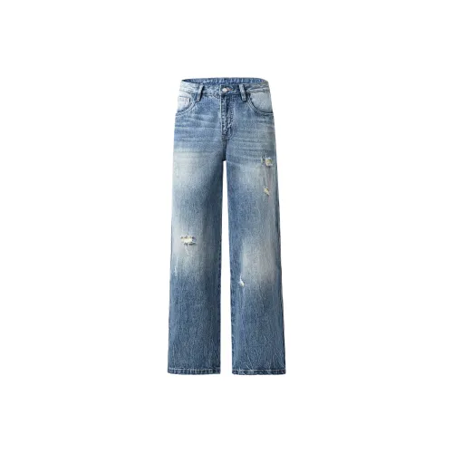 98SQUID Blue Unisex Jeans