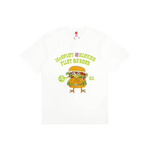 CLOT X McDonald's Белая Мужская T-рубашка