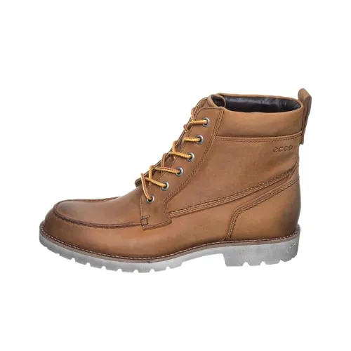 Ecco Jamestown ботильоны мужские коричневые
