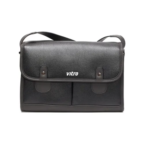 VITRO Полиэстер Сумка через плечо Стандартная Мужская Черная Коричневая